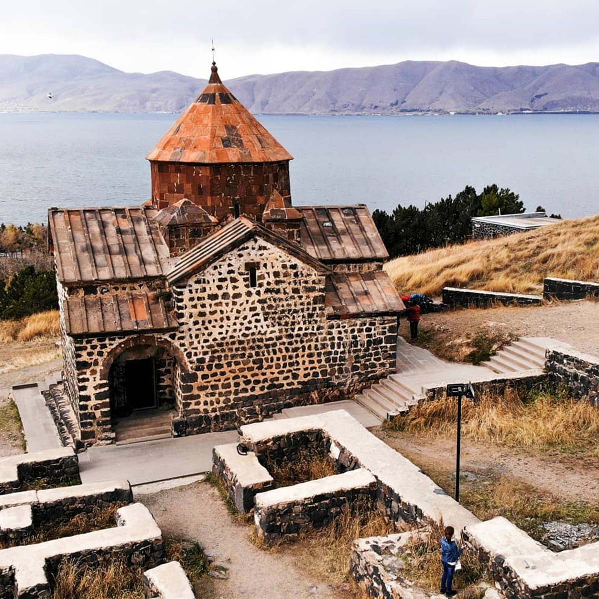 Sevanavank monastery above Lake Sevan