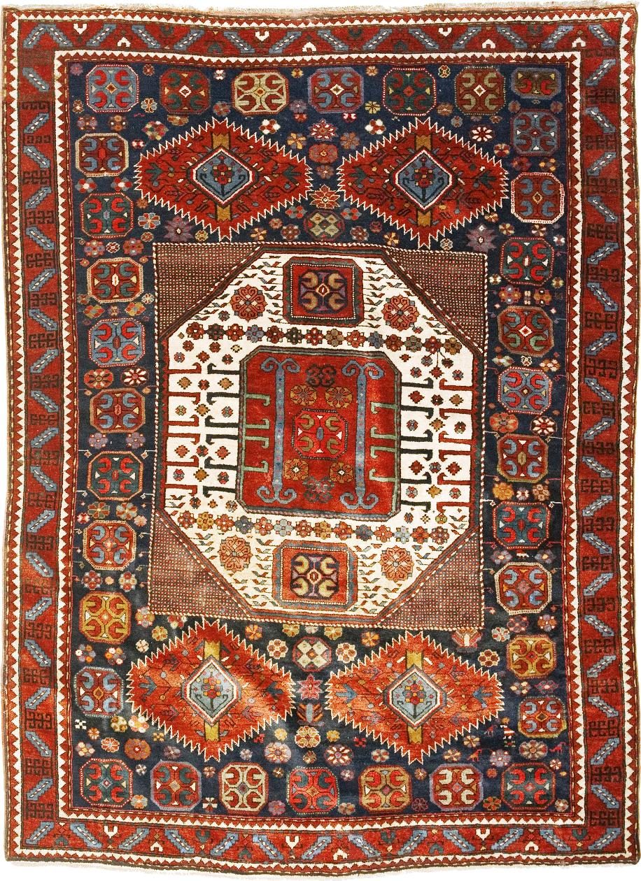 A traditional handwoven Armenian carpet